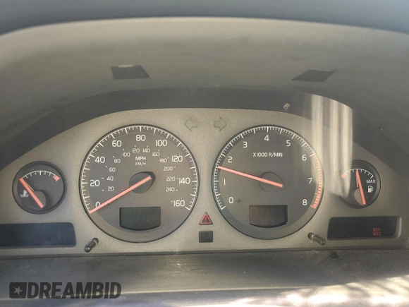 2000 Volvo S80 with VIN YV1TS94D1Y1127963, listed as a Copart auction lot 50544615 with 133,141 mi miles and Salvage Title. Bid and sale history available at carsss.com. Image 9.