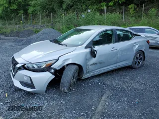 2021 Nissan Sentra SV z VIN 3N1AB8CV9MY312322, wystawiony jako Copart lot #60218705 z przebiegiem 25 307 mil mil oraz Szkoda całkowita • Salvage title. Historia ofert i sprzedaży dostępna na DreamBid. Obrazek 1.