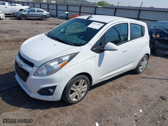 2015 Chevrolet Spark LT with VIN KL8CD6S91FC738616, listed as a IAAI auction lot 41977597 with 128,603 mi miles. Bid and sale history available at carsss.com. Image 2.
