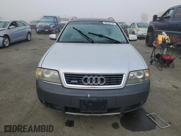 2001 Audi allroad A6 V8 with VIN WAUYP64BX1N166167, listed as a Copart auction lot 80590194 with 109,055 mi miles and Salvage Title. Bid and sale history available at DreamBid. Image 5.