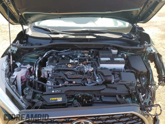 2025 Toyota Corolla Cross XLE with VIN 7MUDAABG2SV124680, listed as a Copart auction lot 57468355 with 2,180 mi miles and Salvage title. Bid and sale history available at DreamBid. Image 12.