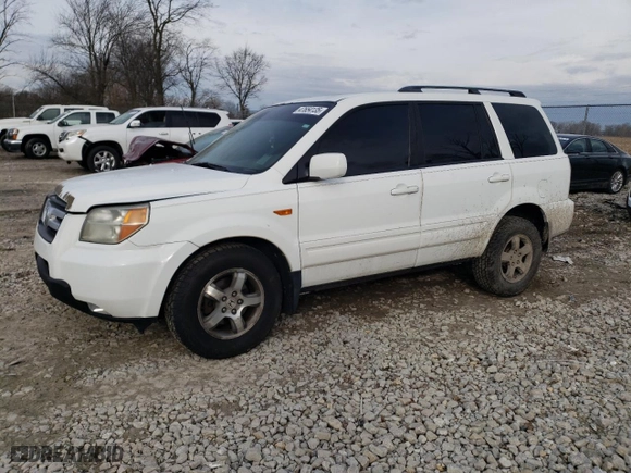 2007 Honda Pilot EX-L with VIN 5FNYF28647B014338, listed as a Copart auction lot 47654135 with 226,888 mi miles and Salvage Title. Bid and sale history available at carsss.com. Image 1.
