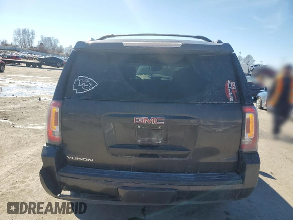 2015 GMC Yukon SLT with VIN 1GKS2BKC8FR232912, listed as a Copart auction lot 46548385 with 221,353 mi miles and Salvage Title. Bid and sale history available at carsss.com. Image 6.