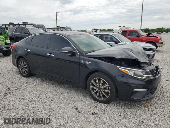 2019 Kia Optima LX with VIN 5XXGT4L33KG363946, listed as a Copart auction lot 57386055 with 41,886 mi miles and Salvage title. Bid and sale history available at DreamBid. Image 4.