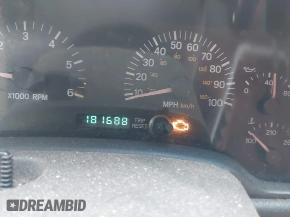 2001 Jeep Cherokee Sport with VIN 1J4FF48S91L571731, listed as a IAAI auction lot 42576272 with 181,688 mi miles and . Bid and sale history available at DreamBid. Image 7.