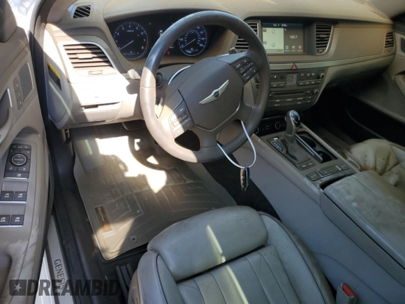 2016 Hyundai Genesis 3.8L with VIN KMHGN4JE3GU137580, listed as a Copart auction lot 70506344 with 75,158 mi miles and Salvage Title. Bid and sale history available at carsss.com. Image 8.