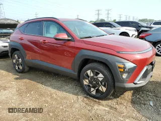 2024 Hyundai Kona SEL with VIN KM8HCCAB3RU163271, listed as a Copart auction lot 62856224 with 43 mi miles and Salvage Title. Bid and sale history available at carsss.com. Image 4.