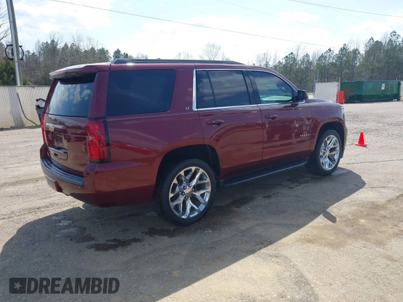 2019 Chevrolet Tahoe LT z VIN 1GNSCBKC9KR102552, wystawiony jako IAAI lot #41792517 z przebiegiem 92 856 mil mil oraz . Historia ofert i sprzedaży dostępna na DreamBid. Obrazek 4.