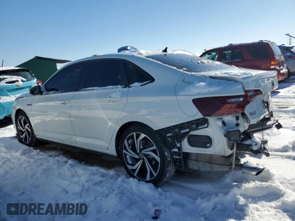 2023 Volkswagen Jetta GLI Autobahn with VIN 3VW2T7BU5PM060787, listed as a Copart auction lot 44779915 with 20,624 mi miles and Salvage Title. Bid and sale history available at DreamBid. Image 2.