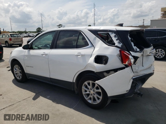 2021 Chevrolet Equinox LT with VIN 3GNAXKEV8MS181337, listed as a Copart auction lot 55274205 with 71,708 mi miles and Salvage Title. Bid and sale history available at DreamBid. Image 2.
