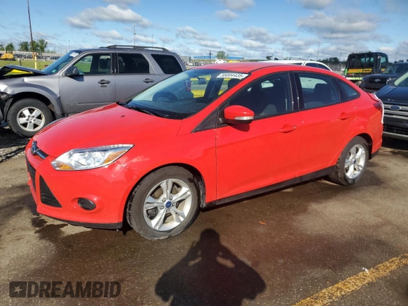 2013 Ford Focus SE with VIN 1FADP3F2XDL351192, listed as a Copart auction lot 58004435 with 83,664 mi miles and Clean title. Bid and sale history available at DreamBid. Image 1.