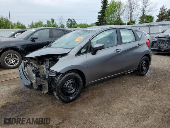 2018 Nissan Note SV with VIN 3N1CE2CP9JL361222, listed as a Copart auction lot 55271605 with Not provided miles and Salvage title. Bid and sale history available at DreamBid. Image 1.
