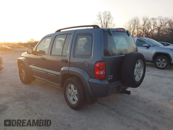 2002 Jeep Liberty Limited with VIN 1J4GL58K42W319050, listed as a IAAI auction lot 41767135 with 158,515 mi miles and . Bid and sale history available at carsss.com. Image 3.