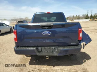 2018 Ford F-150 XL with VIN 1FTEW1EP5JFB40530, listed as a Copart auction lot 52946645 with 106,796 mi miles and Salvage Title. Bid and sale history available at carsss.com. Image 6.