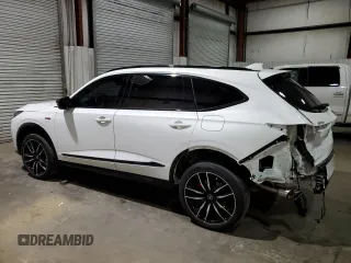 2023 Acura MDX Type S w/Advance Package with VIN 5J8YD8H89PL004140, listed as a Copart auction lot 87893805 with 14,149 mi miles and Salvage Title. Bid and sale history available at carsss.com. Image 2.