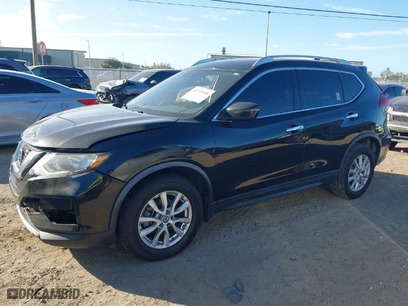 2018 Nissan Rogue SV with VIN KNMAT2MT3JP614206, listed as a IAAI auction lot 41735180 with 153510 miles. Bid and sale history available at carsss.com. Image 2.