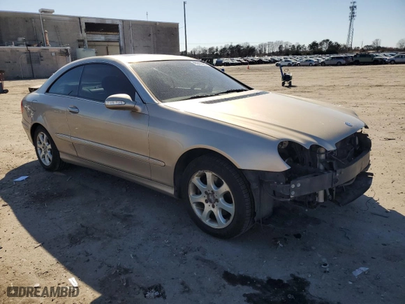 2003 Mercedes-Benz CLK-Class 3.2L with VIN WDBTJ65J83F024142, listed as a Copart auction lot 48841485 with 151,226 mi miles and Clean Title. Bid and sale history available at carsss.com. Image 4.