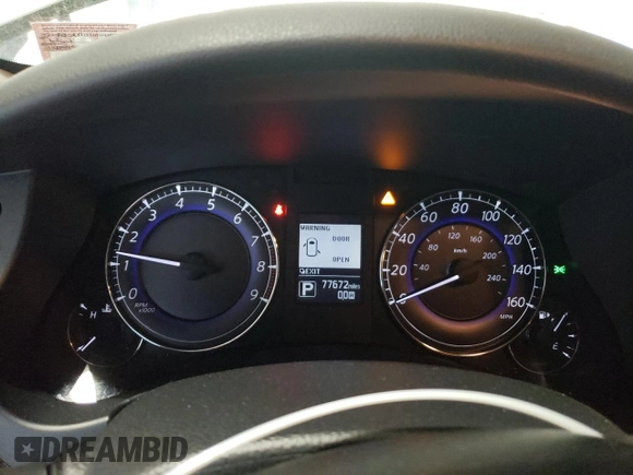 2017 Infiniti QX50 with VIN JN1BJ0RR0HM411073, listed as a Copart auction lot 52997324 with 77,672 mi miles. Bid and sale history available at carsss.com. Image 9.