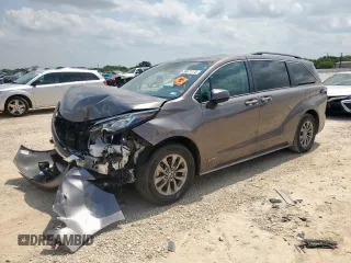 2021 Toyota Sienna XLE с VIN 5TDYRKEC8MS006087, выставлен на аукционе Copart как лот 59571175 с пробегом Не указан миль и Списание • Salvage title. История ставок и продаж доступна на DreamBid. Изображение 1.