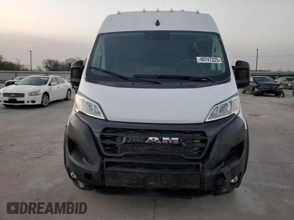 2024 Ram ProMaster Cargo Tradesman with VIN 3C6LRVDG7RE132725, listed as a Copart auction lot 49747225 with 2,020 mi miles and Salvage Title. Bid and sale history available at DreamBid. Image 5.