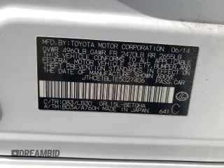 2014 Lexus GS 350 with VIN JTHCE1BL1E5027406, listed as a Copart auction lot 75619474 with 125,109 mi miles and Salvage Title. Bid and sale history available at carsss.com. Image 12.