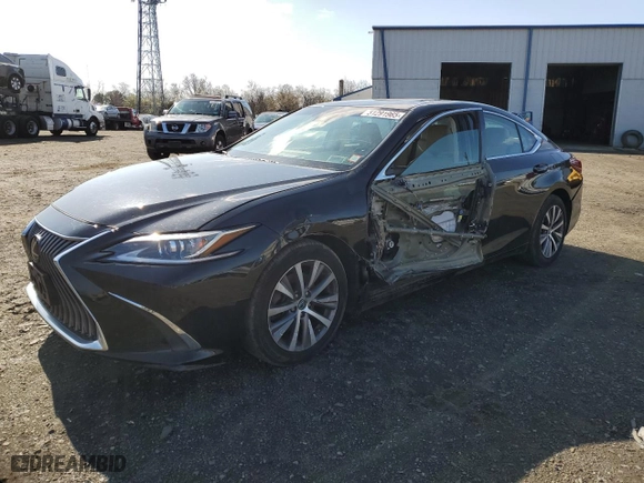 2019 Lexus ES with VIN 58ABZ1B18KU043267, listed as a Copart auction lot 51291965 with 60,927 mi miles and Salvage Title. Bid and sale history available at carsss.com. Image 1.