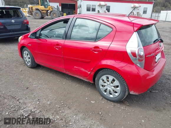 2012 Toyota Prius One with VIN JTDKDTB33C1527017, listed as a IAAI auction lot 41948154 with 103,994 mi miles. Bid and sale history available at carsss.com. Image 3.
