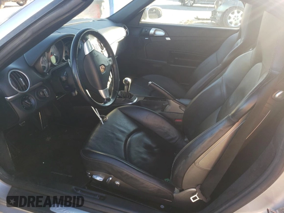 2005 Porsche Boxster S with VIN WP0CB29835U731646, listed as a Copart auction lot 80657904 with Not provided miles and Salvage title. Bid and sale history available at DreamBid. Image 7.