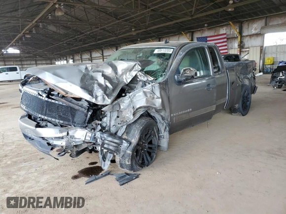 2007 Chevrolet Silverado 1500 LT w/1LT with VIN 2GCEC19CX71624659, listed as a Copart auction lot 48613205 with 187,468 mi miles and Salvage Title. Bid and sale history available at carsss.com. Image 1.