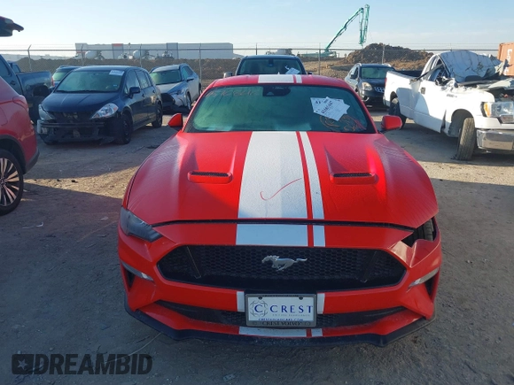 2022 Ford Mustang GT with VIN 1FA6P8CF7N5136548, listed as a IAAI auction lot 41661447 with 18,254 mi miles and . Bid and sale history available at DreamBid. Image 13.