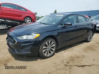 2020 Ford Fusion SE z VIN 3FA6P0T94LR247709, wystawiony jako Copart lot #59263695 z przebiegiem 45 392 mil mil oraz Szkoda całkowita • Salvage title. Historia ofert i sprzedaży dostępna na DreamBid. Obrazek 1.