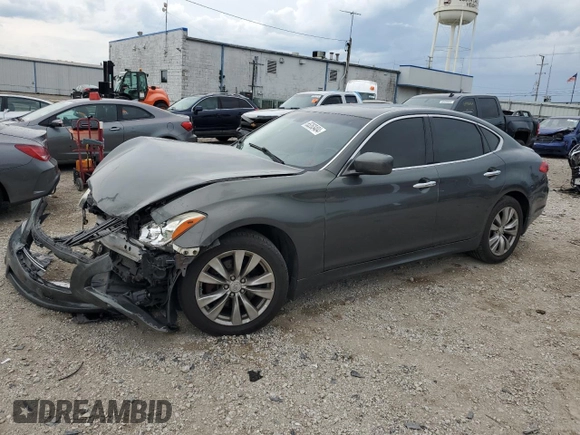 2012 Infiniti M37 with VIN JN1BY1AR2CM393522, listed as a Copart auction lot 65263404 with 123,266 mi miles and Non Repairable. Bid and sale history available at carsss.com. Image 1.