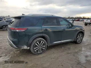 2022 Nissan Pathfinder Platinum with VIN 5N1DR3DG3NC266310, listed as a Copart auction lot 43076525 with 65,931 mi miles and Salvage title. Bid and sale history available at DreamBid. Image 3.