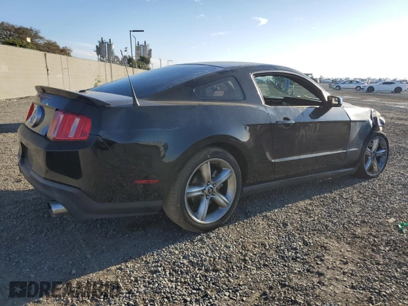2011 Ford Mustang GT with VIN 1ZVBP8CF8B5103737, listed as a Copart auction lot 43782175 with 142,068 mi miles and Salvage Title. Bid and sale history available at carsss.com. Image 3.