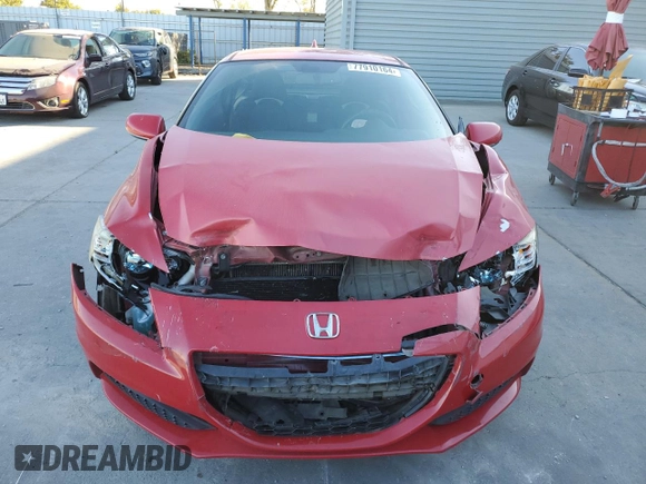2014 Honda CR-Z with VIN JHMZF1D41ES002066, listed as a Copart auction lot 77910164 with Not Provided miles and Salvage Title. Bid and sale history available at DreamBid. Image 5.