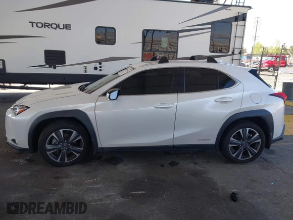 2022 Lexus UX 250h with VIN JTHX9JBH5N2054854, listed as a IAAI auction lot 42009922 with 57,944 mi miles and . Bid and sale history available at DreamBid. Image 14.