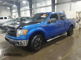 2013 Ford F-150 XL with VIN 1FTFW1EF8DKF37124, listed as a Copart auction lot 65136605 with 195,585 mi miles and Salvage title. Bid and sale history available at DreamBid. Image 1.