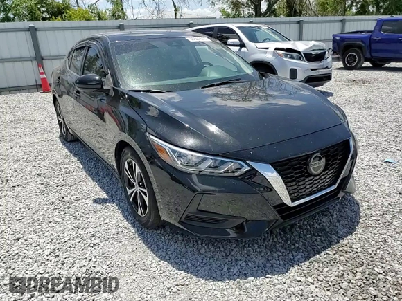 2021 Nissan Sentra SV z VIN 3N1AB8CV9MY242062, wystawiony jako Copart lot #55551615 z przebiegiem 57 959 mil mil oraz Nie do naprawy • Non repairable. Historia ofert i sprzedaży dostępna na DreamBid. Obrazek 13.