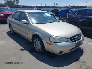 2001 Nissan Maxima SE with VIN JN1CA31D21T841656, listed as a IAAI auction lot 42876639 with 75,279 mi miles and . Bid and sale history available at DreamBid. Image 1.