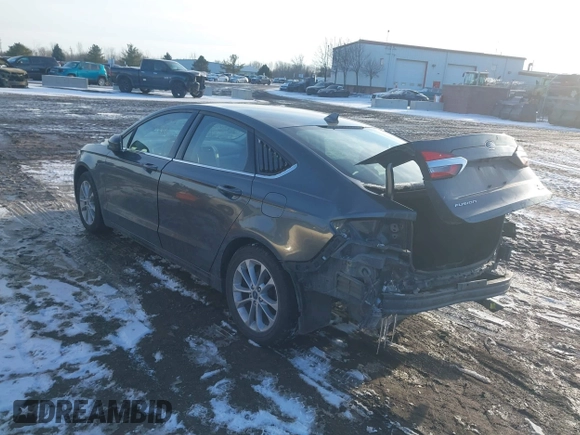 2020 Ford Fusion SE with VIN 3FA6P0HD7LR109496, listed as a IAAI auction lot 41546160 with 42,938 mi miles. Bid and sale history available at carsss.com. Image 3.