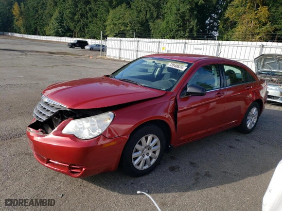 2010 Chrysler Sebring Touring with VIN 1C3CC4FB2AN229390, listed as a Copart auction lot 72048624 with 40,176 mi miles and Salvage Title. Bid and sale history available at carsss.com. Image 1.