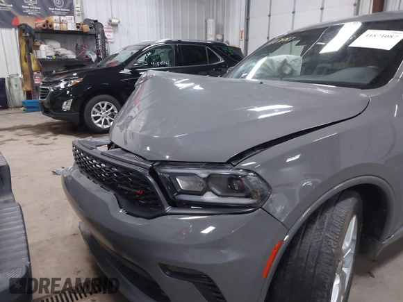 2023 Dodge Durango GT with VIN 1C4RDJDG4PC688019, listed as a IAAI auction lot 41871087 with 36,848 mi miles and . Bid and sale history available at DreamBid. Image 21.