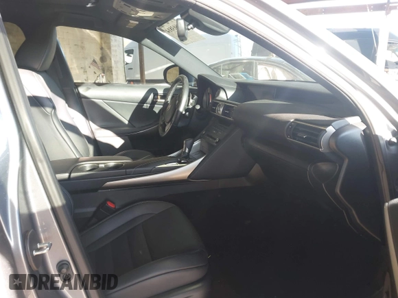 2020 Lexus IS 300 F Sport with VIN JTHGA1D29L5103114, listed as a IAAI auction lot 41603814 with 24,625 mi miles and . Bid and sale history available at DreamBid. Image 5.
