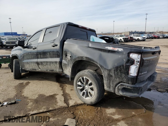 2022 Chevrolet Silverado 1500 RST with VIN 1GCUDEET6NZ599205, listed as a Copart auction lot 42735645 with Not Provided miles and Clean Title. Bid and sale history available at DreamBid. Image 2.