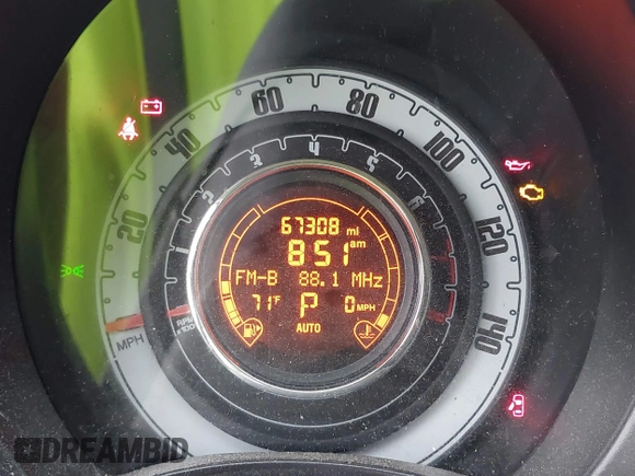 2013 FIAT 500 Pop z VIN 3C3CFFAR3DT654824, wystawiony jako IAAI lot #42595672 z przebiegiem 67 308 mil mil oraz . Historia ofert i sprzedaży dostępna na DreamBid. Obrazek 15.