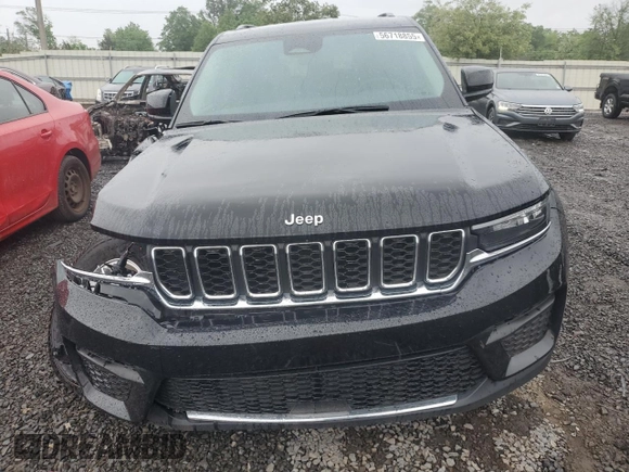 2024 Jeep Grand Cherokee Laredo X with VIN 1C4RJGAG2RC707928, listed as a Copart auction lot 56718855 with 34,126 mi miles and Salvage title. Bid and sale history available at DreamBid. Image 5.