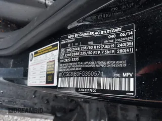 2015 Mercedes-Benz GLK 350 с VIN WDCGG8JB0FG350571, выставлен на аукционе IAAI как лот 42154752 с пробегом 177 959 миль миль и . История ставок и продаж доступна на DreamBid. Изображение 9.