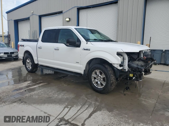 2015 Ford F-150 XLT with VIN 1FTEW1EPXFKD35425, listed as a Copart auction lot 56944155 with 137,610 mi miles and Salvage title. Bid and sale history available at DreamBid. Image 4.