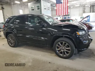 2017 Jeep Grand Cherokee Limited with VIN 1C4RJFBG4HC694526, listed as a Copart auction lot 59476525 with 99,607 mi miles and Salvage title. Bid and sale history available at DreamBid. Image 4.