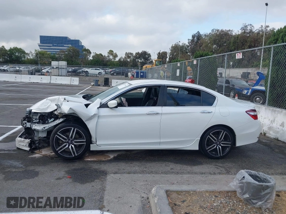 2016 Honda Accord Sport with VIN 1HGCR2F50GA104771, listed as a IAAI auction lot 42573783 with 100,594 mi miles and . Bid and sale history available at DreamBid. Image 14.